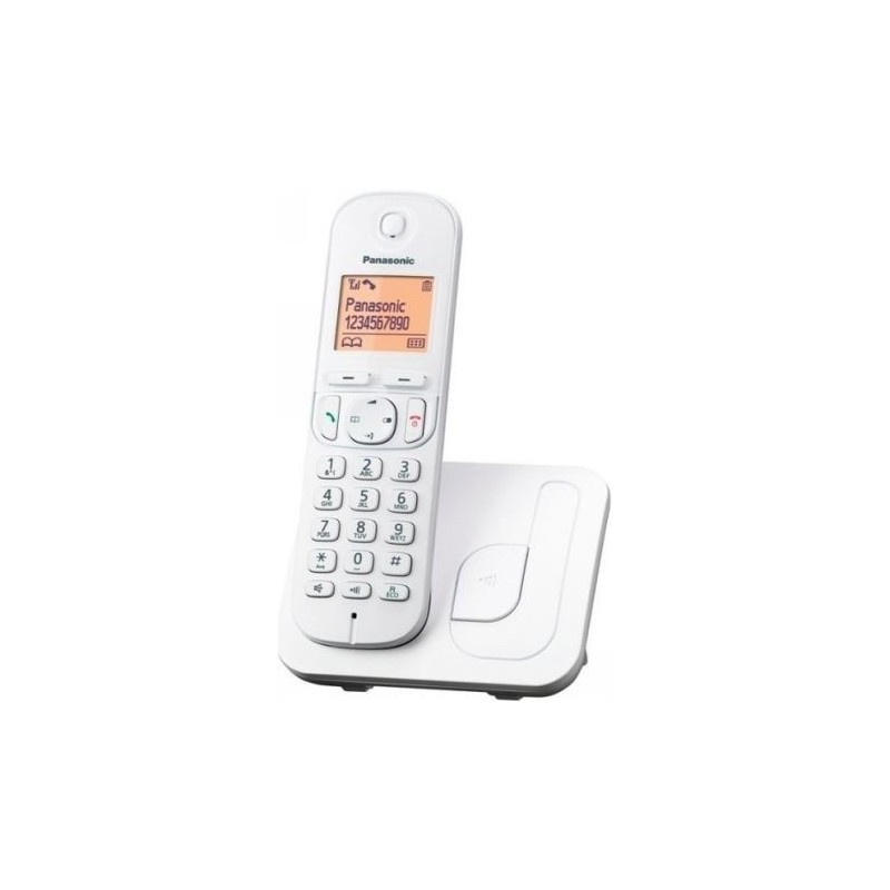 Teléfono Inalámbrico PANASONIC KX-TGC210SPW Blanco