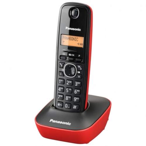 Teléfono Inalámbrico PANASONIC KXTG1611SPR Rojo
