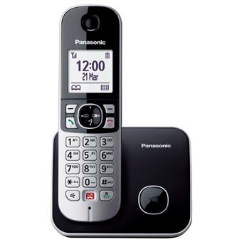 Teléfono Inalámbrico PANASONIC KX-TG6851SP Negro