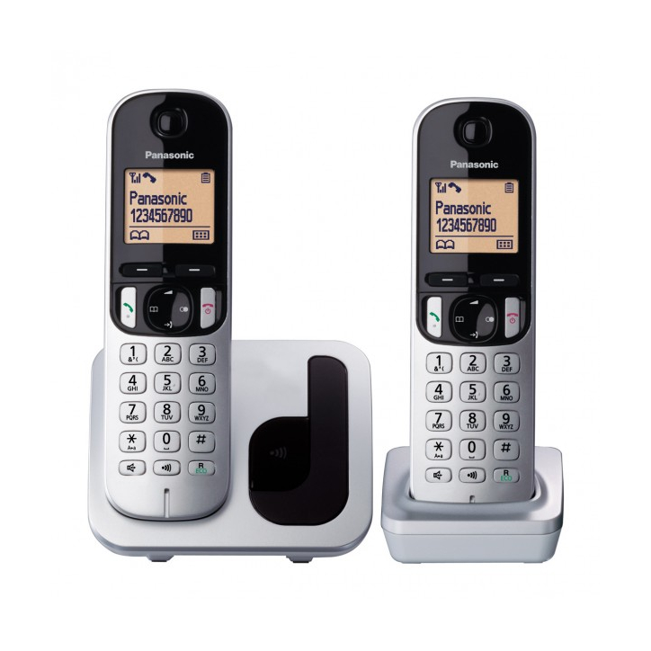 Teléfono Inalámbrico PANASONIC KX-TGC212SPS Duo Gr/Ng