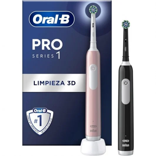 Pack Cepillo Dental Oral-B Pro1 Pink+black
