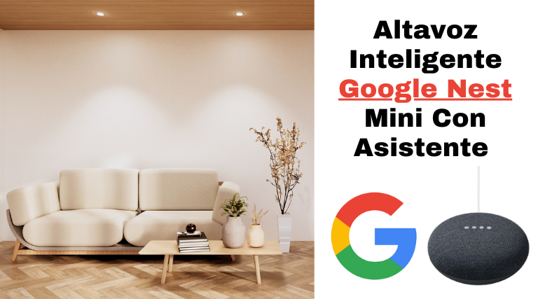 Altavoz Inteligente Google Nest Mini Con Asistente Carbón